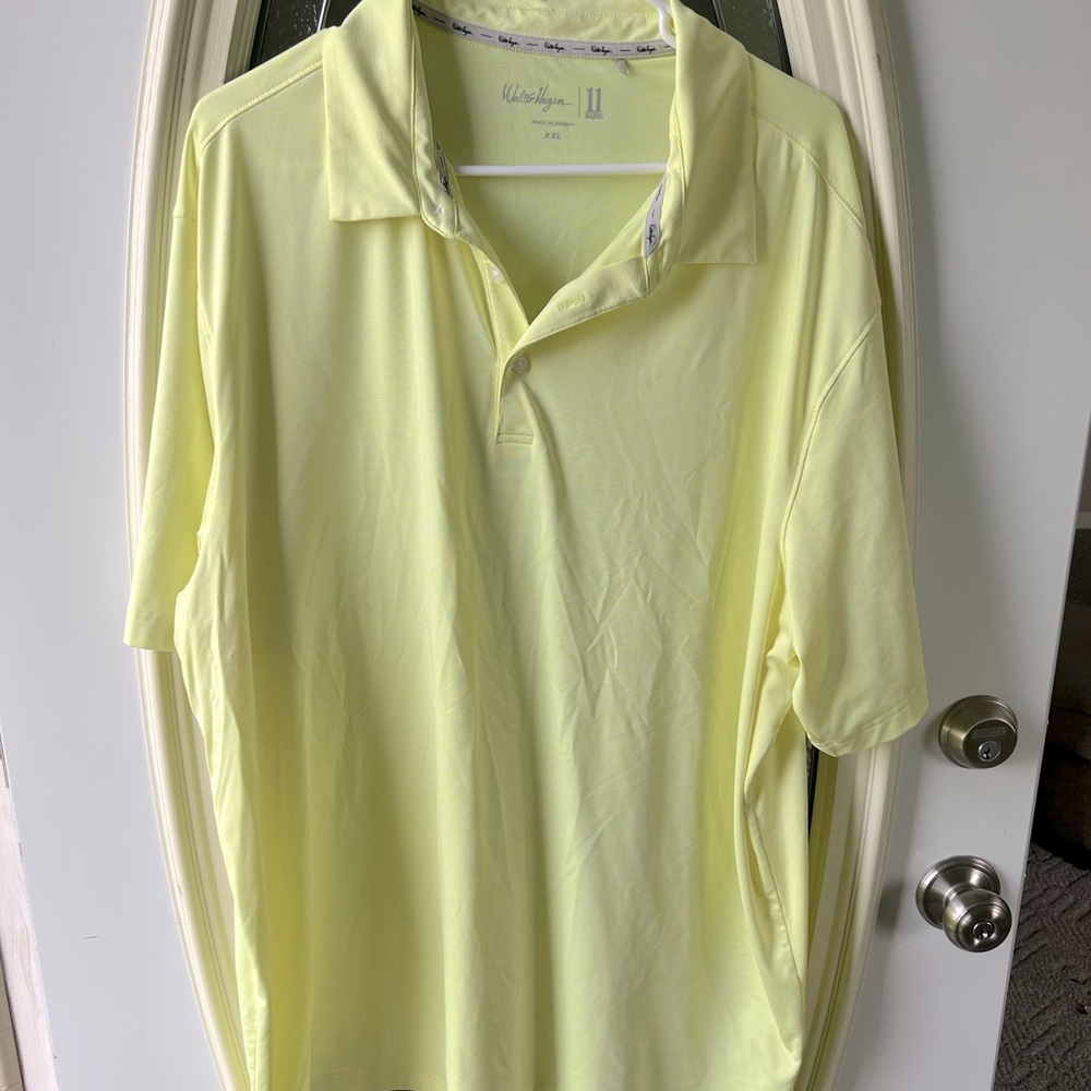 Light yellow Walter Hagen XXL golf polo